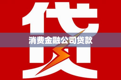 大名消费金融公司贷款