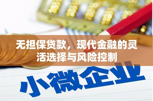 桃江无担保贷款，现代金融的灵活选择与风险控制