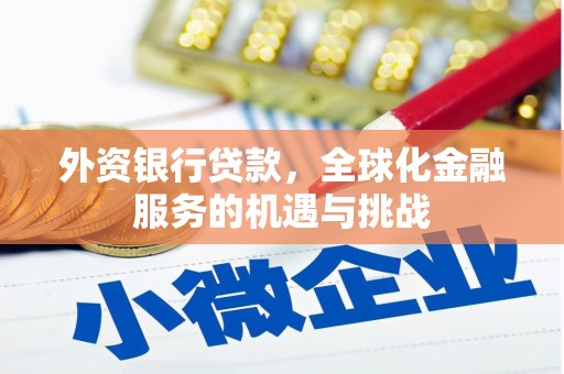 崇左外资银行贷款，全球化金融服务的机遇与挑战