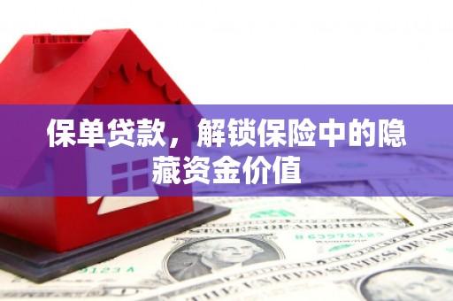 田寮保单贷款，解锁保险中的隐藏资金价值
