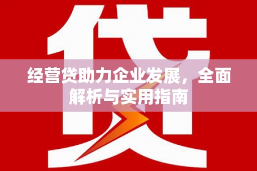 涉县经营贷助力企业发展，全面解析与实用指南