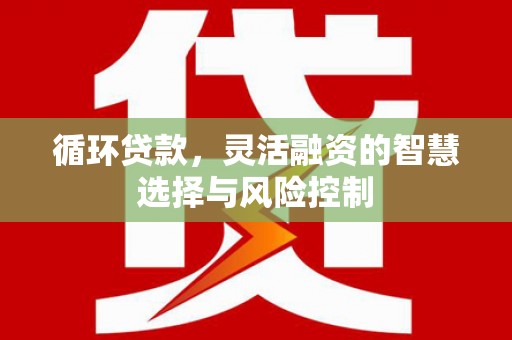 龙口循环贷款，灵活融资的智慧选择与风险控制
