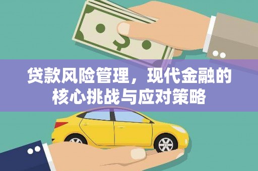 商都贷款风险管理，现代金融的核心挑战与应对策略