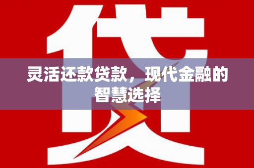 富川灵活还款贷款，现代金融的智慧选择